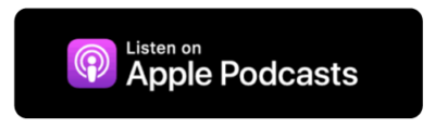 Black rectangular button with the Apple Podcasts logo and the text "Listen on Apple Podcasts" in white.